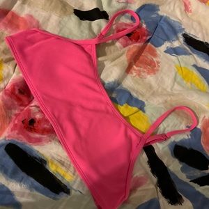 pink bathing suit top